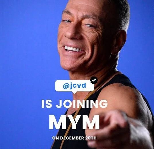 Jean-Claude Van Damme announced as MYM ambassador
