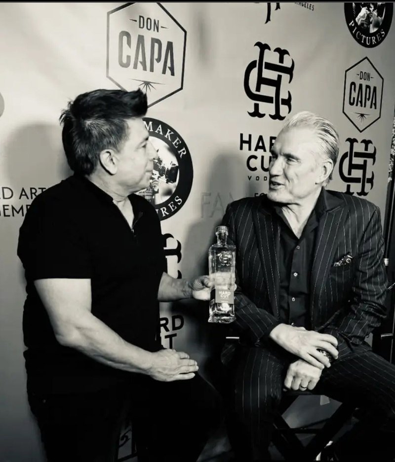Michael Dudikoff surprise appearance, IndieWrap feature on the Hard Cut Vodka party